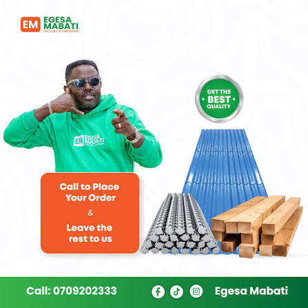 Place Your Order Today with Egesa Mabati – We've Got the Rest Covered