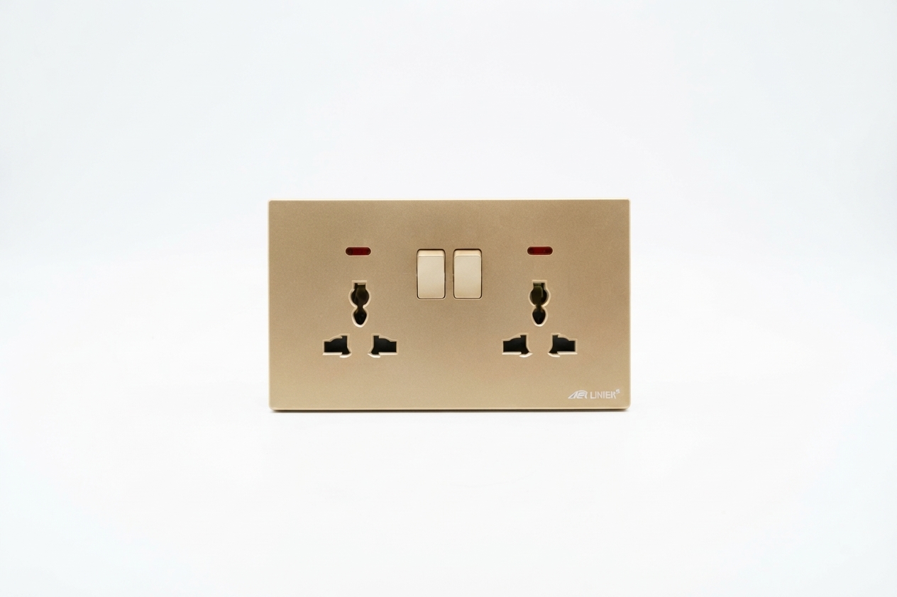 Gold Twin Socket